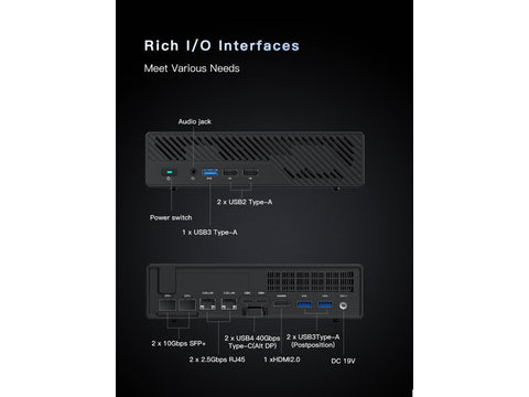 MSI Cubi NUC AI+ 2MG-002BUS Intel Ultra 7 258V SSD Black BT WARRANTY