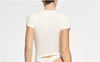 Skims Cotton Jersey T-Shirt in Light Grey, Size XS