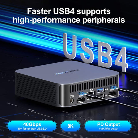 Geekom GT13 Pro Mini PC, 13th Gen Intel i9-13900H, 32GB DDR4 RAMu00262TB M.2 228