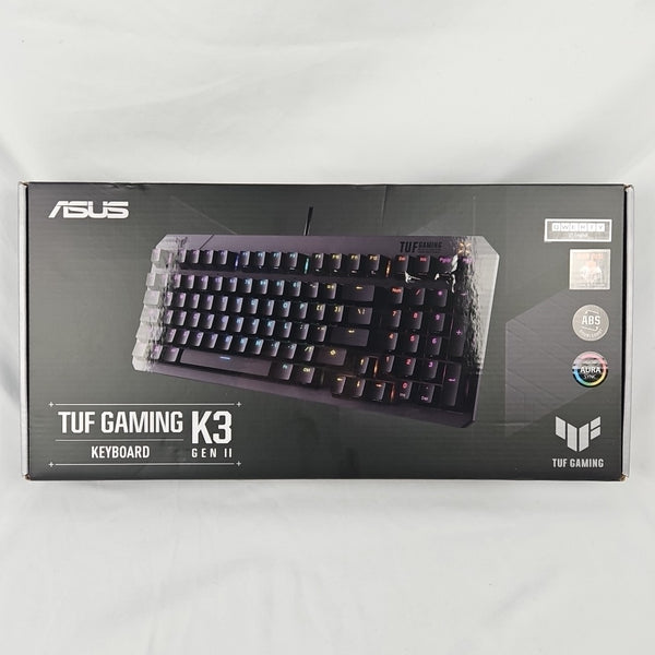 ASUS TUF Gaming K3 Gen II Mechanical Gaming Keyboard RGB USB Wired
