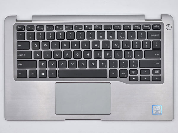 Dell Latitude 7400 2-in-1 Palmrest Touchpad Assembly w/ Keyboard No WWAN, Silver