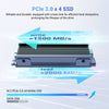 MINIX Z150-0dB Fanless Mini PC with 8GB DDR4/256GB M.2 PCle 3.0 x 4 NVMe SSD, Po