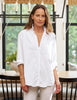 Frank & Eileen Eileen Relaxed Button-Up Shirt - Famous Denim - White WCD SIZE S