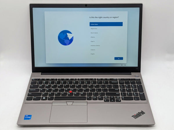 Lenovo E15 4th Gen 15 FHD I5-1235U 256GB SSD 16GB W11P Webcam Backlit