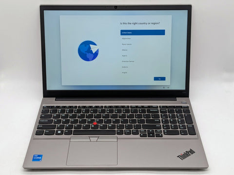 Lenovo E15 4th Gen 15 FHD I5-1235U 256GB SSD 16GB W11P Webcam Backlit