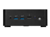 MSI Cubi NUC 1M-010BUS Intel 5 120U SSD Black BT WARRANTY