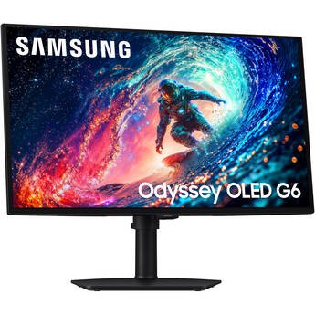 Samsung Odyssey OLED G6 G61SH 27 in 1440p HDR 240 Hz Gaming Monitor