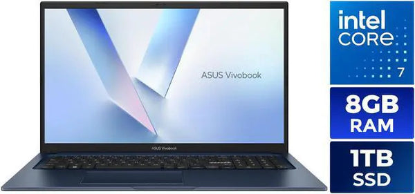 ASUS Vivobook 17 17.3 in FHD Display Core 7 150U 8GB RAM 1TB SSD W11 Home