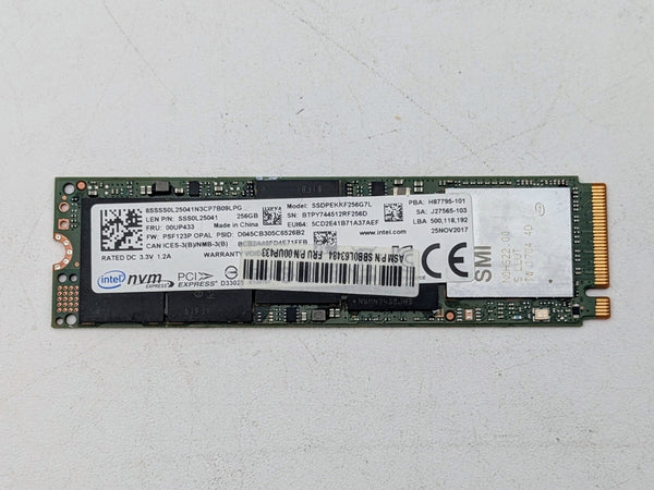 SSS0L25041 00UP433 SSDPEKKF256G7L GENUINE LENOVO SSD 256GB