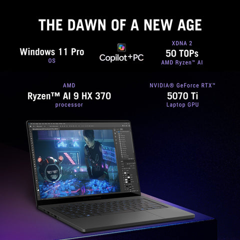 ASUS ROG Zephyrus G14 14 AI 9 HX 370 5070 Ti RTX 32GB 2TB 14
