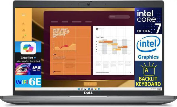 Dell Latitude 5450 AI 14.0 in IPS FHD Display Core Ultra 7 155U 16GB DDR5