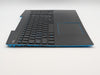 Dell G Series G3 15 3590 3500 Blue Backlit US Keyboard Palmrest Assembly D6D4C