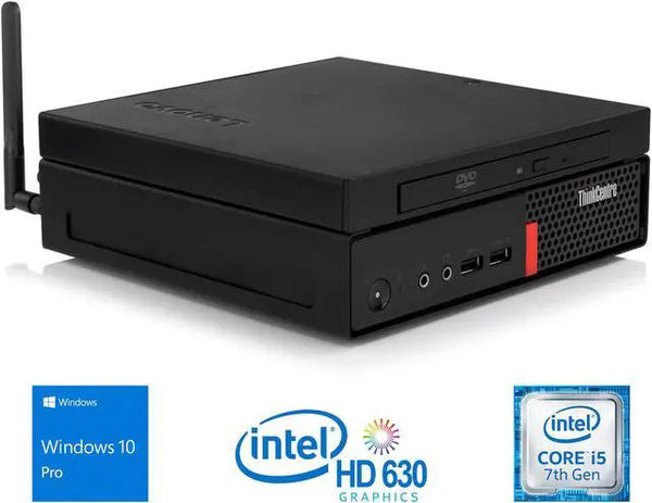 Lenovo ThinkCentre M910q Mini PC i5-7500T 32GB RAM 1TB SSD DVDRW W10 Pro