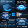 Geekom IT12 Mini PC, 12th Gen Intel i5-12450H Minis, 16GB DDR4 RAM/512GB SSD, Wi
