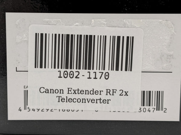 Canon Extender RF 2x Teleconverter RF Mount 4114C002 - New Open Box