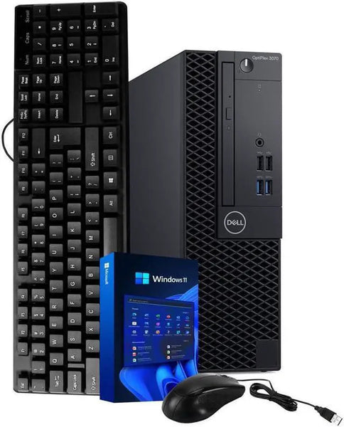 Dell OptiPlex 3070 W11 Pro Desktop i5-9500 Six Core Turbo 32GB RAM 500GB SSD