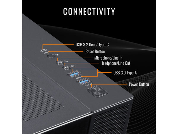 Thermaltake V38B-Z890-580-LCS Intel Ultra 9 5080 16GB RTX 32GB 2TB Black BT WARR
