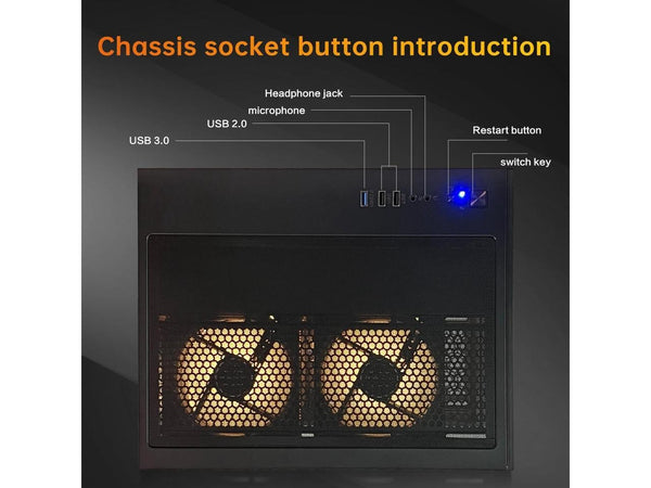 Thermaltake V38S-B760-B58-LCS Intel i5 12th Gen Intel Arc B580 16GB 1TB White BT