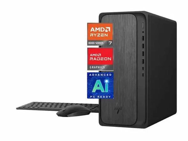 HP OmniDesk Desktop AMD Ryzen 7 8700G + AMD Ryzen AI AMD Radeon 780M Graphics