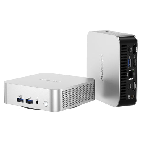 Geekom A8 Max AI Mini PC, AMD Ryzen 7 8745HS, 2.5Gbps Dual LAN Port, 32GB DDR5 R