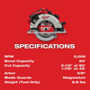 Milwaukee 2631-20 M18 18V 7-1/4-Inch Brushless Circular Saw - Bare Tool