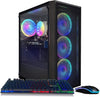STGAubron Gaming PC, Radeon RX 580 8G, Intel I7 8th 4.10 GHz, 16G DDR4, 512G SSD