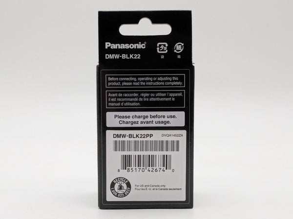 Panasonic DMW-BLK22 OEM Battery