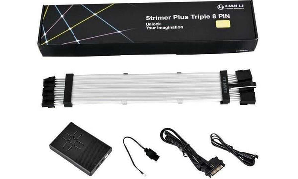 LIAN LI STRIMER PLUS TRIPLE 8 PIN -Addressable RGB VGA power cable US SELLER