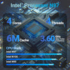 MINIX NEO Z97 Mini PC with 12GB LPDDR5X/512GB M.2 2280 PCIe 3.0 x 4 NVMe SSD, Po