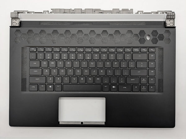 GENUINE DELL ALIENWARE M17 R4 PALMREST US Backlit KEYBOARD 6N1JW