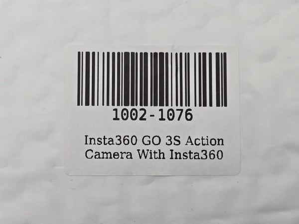 Insta360 GO 3S 4K Action Camera Black w/ Action Pod Mini Tripod