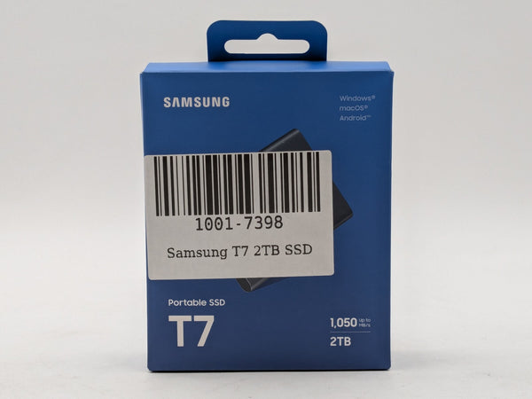 Samsung T7 2TB Portable SSD w/ USB C cable