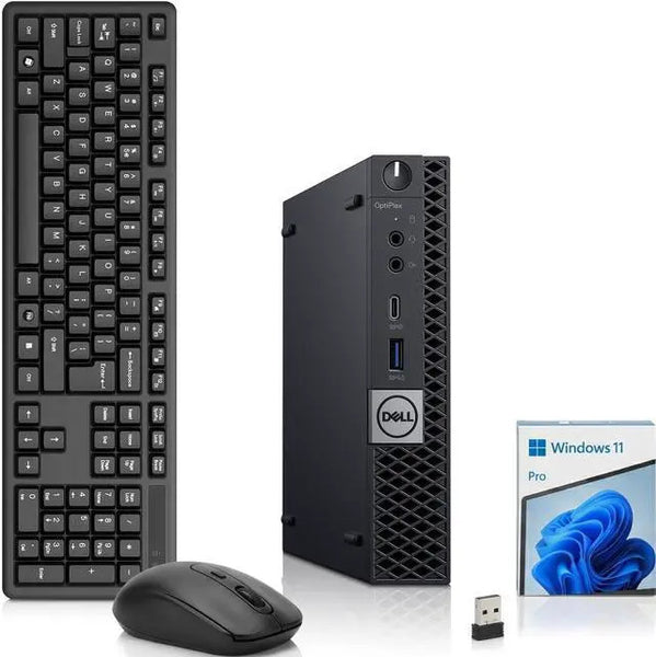 Dell OptiPlex 7060 Business Desktop Micro i5-8500T 16GB RAM 512GB SSD Display