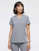 Jaanuu Relaxed 3-pocket Top Scrubs Gray Women’s size M Medium