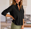 Frank & Eileen Patrick Popover Henley Top Womens S Small Heritage Jersey Black