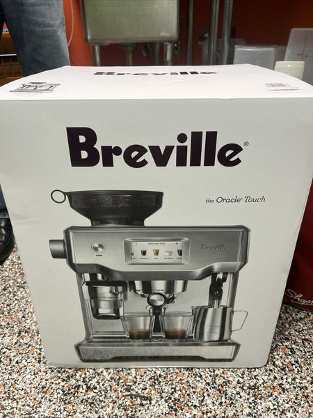 NEW Breville Oracle Touch Espresso Coffee Machine - Brushed Stainless Steel