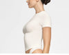 Skims Cotton Jersey T-Shirt in Light Grey, Size XS