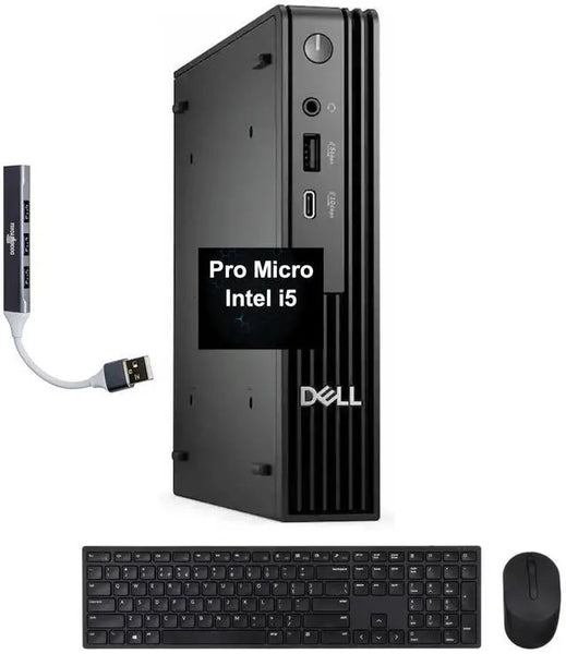 Dell Pro Micro QCM1250 Business Mini Desktop Intel i5-14500T 32GB DDR5 4TB SSD