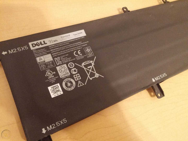 91W New 245RR Battery For XPS 15 9530 9535 Precision M3800 Y758W T0TRM 07D1WJ