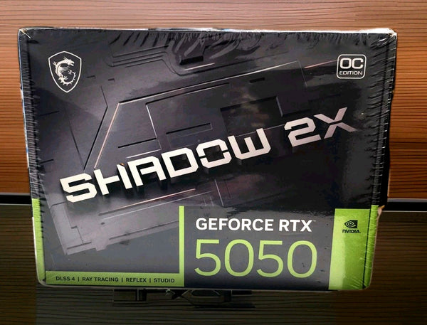 MSI SHADOW GeForce RTX 5050 8GB GDDR6 PCI Express 5.0 Graphics Card