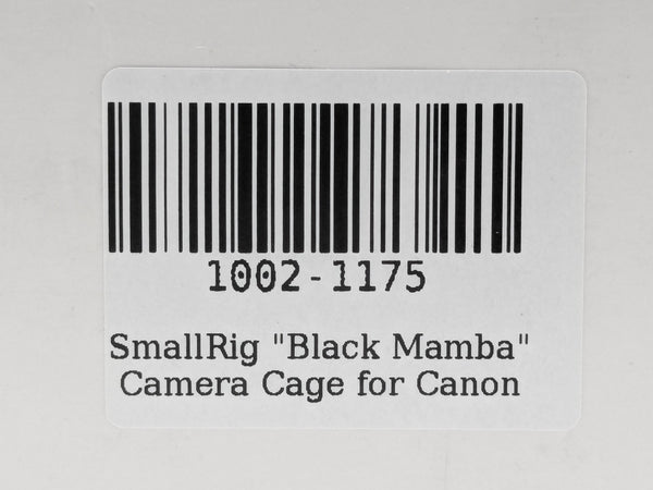 SmallRig Black Mamba Camera Cage for Canon EOS R5 C / R5 / R6 (3233B) Open Box