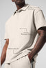 Double Take Short Sleeve Polo Mens Size Large - Bone
