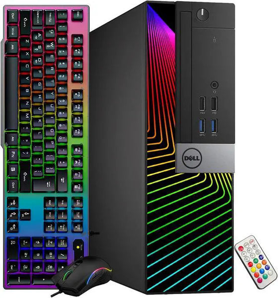 Dell OptiPlex 5060 RGB Desktop GT 1030 2GB Intel i5-8500 Six Core Turbo 32GB