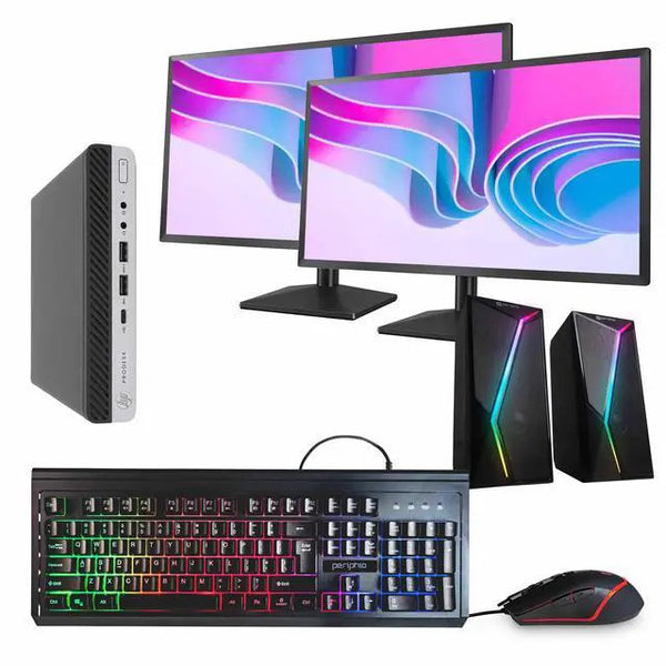 HP ProDesk 600G4 Mini Intel Core i5 32GB RAM 1TB SSD Dual i5-8500T