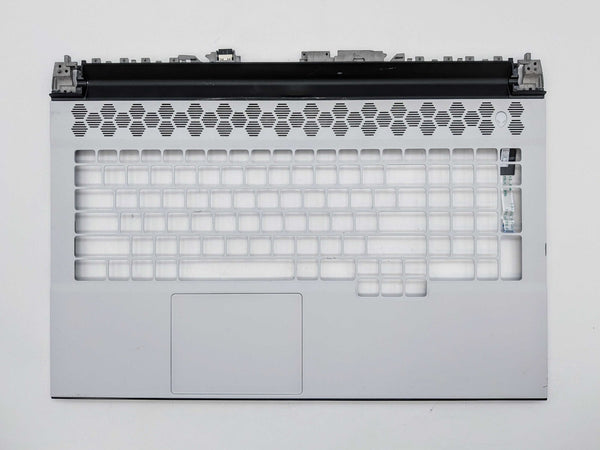 Genuine Dell Alienware m17 R3 Palmrest Touchpad + DC Jack White 00KP6D C GRADE
