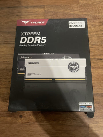 Team T-Force Xtreem 32GB (2 x 16GB) DDR5 8000 Desktop Memory