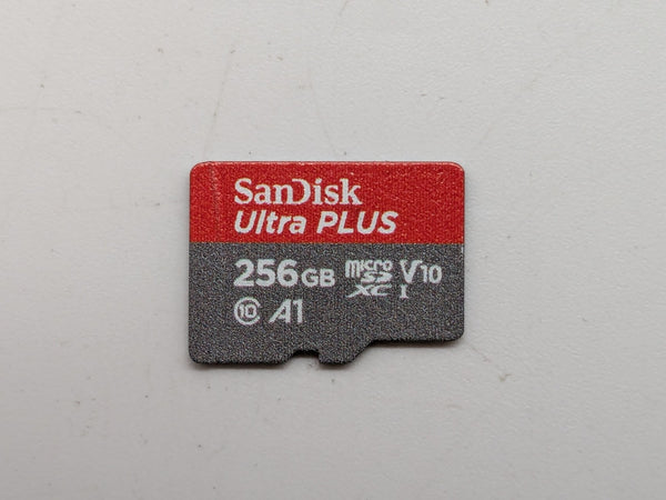 SanDisk Ultra PLUS 256GB microSDXC UHS-I Memory Card with Adapter