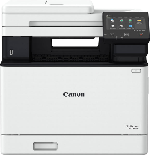 Canon - imageCLASS MF753Cdw Wireless Color All-In-One Laser Printer with Fax ...