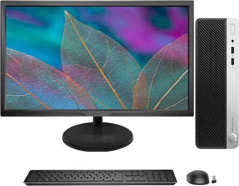 HP ProDesk 400 G5 SFF Business Desktop New 22 inch FHD Monitor Intel i3-8100