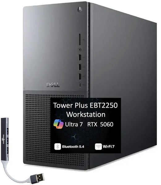 Dell Tower Plus EBT2250 Workstation Desktop Intel Ultra 7-265 64GB DDR5 1TB